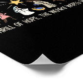 Poster Fête De L'Espoir Réjouis Du Monde las Anniversaire (Coin)