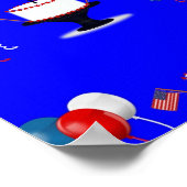 Poster Fête de l'Indépendance à thème (Coin)