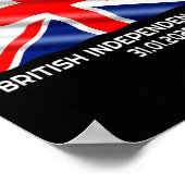 Poster Fête de l'Indépendance britannique Brexit Valentin (Coin)