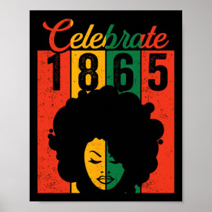 Poster Fête de l'Indépendance des femmes noires de chemis