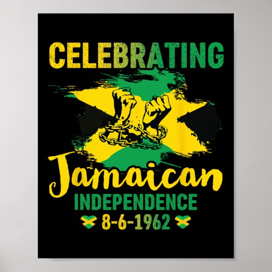 Poster Fête de l'Indépendance Fière Jamaïque 1962 (Devant)