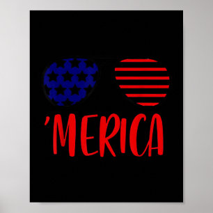 Poster Fête de l'Indépendance Merica Memorial Day