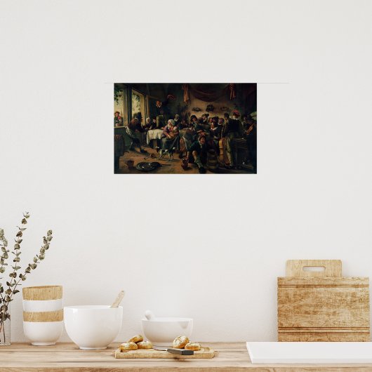 Poster Fête de mariage (Cuisine)