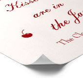 Poster Fête de mariage de la Saint-Valentin Devinez combi (Coin)