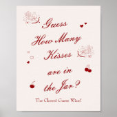 Poster Fête de mariage de la Saint-Valentin Devinez combi (Devant)