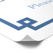 Poster Fête de mariage Jarre de gingembre preppy pour la (Coin)