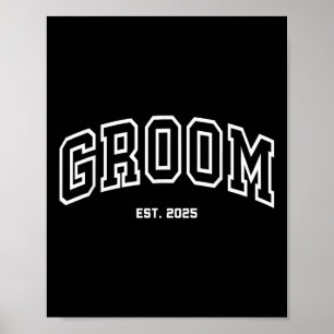 Poster Fête De Mariée, Mariée Et Salle Est 2025, Groom Es