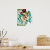 POSTER FETE DE NAISSANCE BÉBÉ FILLE (Cuisine)