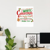 Poster fête de Noël (Bureau à domicile)