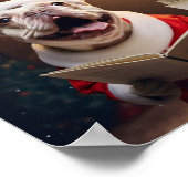 Poster Fête de Noël de Noël de Français (Coin)