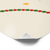 Poster Fête de Noël des bracelets d'amitié (Coin)