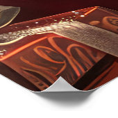 Poster Fête de Noël des chiens errants (Coin)