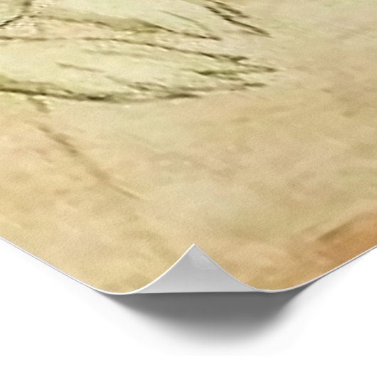 Poster Fête de Noël des lapins par Beatrix Potter (Coin)