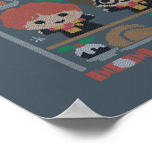 Poster Fête de Noël HOGWARTS™ Cross-Stitch (Coin)