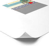 Poster Fête de Noël Portugais Maison (Coin)