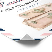 Poster Fête de remise de diplômes de compagnie aérienne d (Coin)