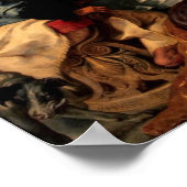 Poster Fête de Simon & Marie Magdalene aux pieds de Jésus (Coin)