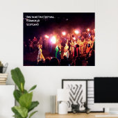 Poster Fête des incendies de Beltane Procession de la rei (Bureau à domicile)