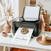 Poster Fête des mariées à goutte de citron Guesser Jeu