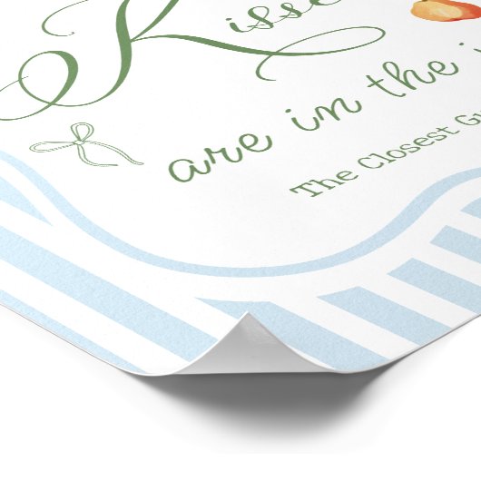 Poster Fête des mariées Agricole Devinez Combien de baise (Coin)