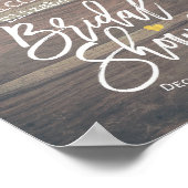 Poster Fête des mariées Bienvenue dentelle Tournesol Lumi (Coin)