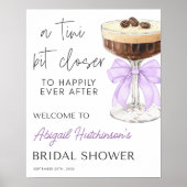 Poster Fête des mariées Bow Espresso Martini - 16x20 (Devant)