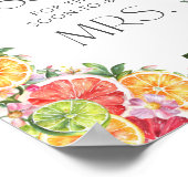 Poster Fête des mariées Citrus Combien de baisers (Coin)