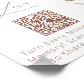 Poster Fête des mariées Côtière Capturer L'Amour (Coin)