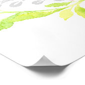 Poster Fête des mariées d'accueil Aquarelle du désert Cac (Coin)