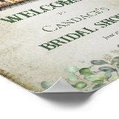 Poster Fête des mariées d'accueil de la ferme agricole (Coin)