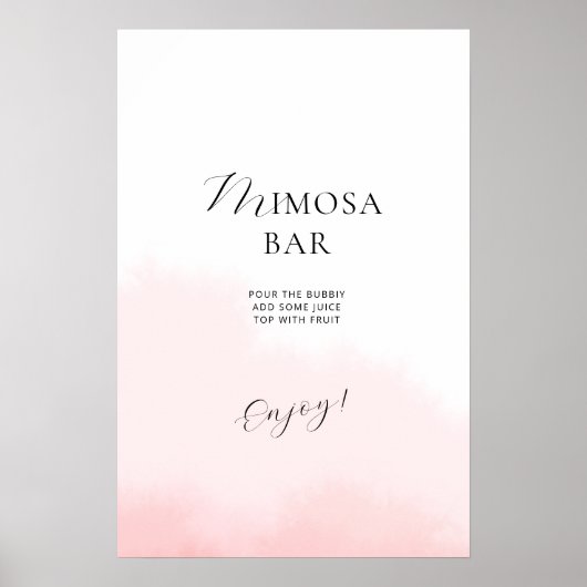 Poster Fête des mariées d'affiche dans un style élégant. (Devant)