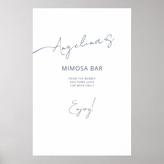 Poster Fête des mariées d'affiche dans un style élégant. (Devant)