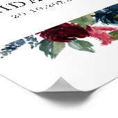 Poster Fête des mariées de chasse de la marine de Bourgog (Coin)