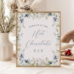 Poster Fête des mariées de chocolat chaud à la charpente