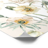 Poster FÊTE DES MARIÉES de Fleur sauvage POPPY Rustic (Coin)