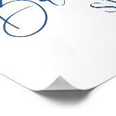 Poster Fête des mariées de jardin victorienne Dusty (Coin)