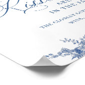 Poster Fête des mariées de jardin victorienne Dusty (Coin)