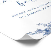 Poster Fête des mariées de jardin victorienne Dusty (Coin)