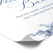 Poster Fête des mariées de jardin victorienne Dusty (Coin)