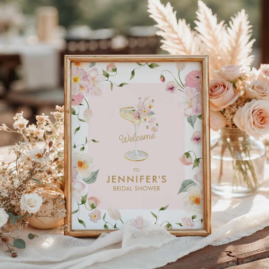 Poster Fête des mariées de pétales et de poursuites