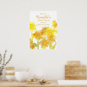 Poster Fête des mariées de tournesols (Cuisine)