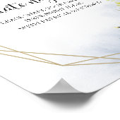 Poster Fête des mariées de verdure Date Jar de nuit (Coin)