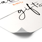 Poster Fête des mariées des cartes et cadeaux Aperol Spri (Coin)