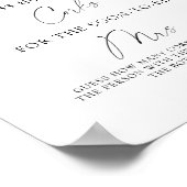 Poster Fête des mariées Devine combien de lièges (Coin)