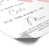 Poster Fête des mariées Devine combien de lièges (Coin)