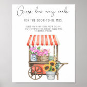 Poster Fête des mariées du marché des fleurs Devinez comb (Devant)