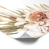 Poster Fête des mariées en verre fleuri de Bohême (Coin)