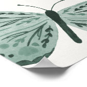 Poster Fête des mariées enchantée Boho Butterfly (Coin)