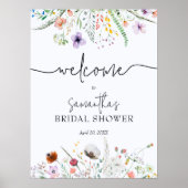 Poster Fête des mariées fleur sauvage (Devant)