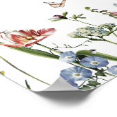 Poster Fête des mariées fleur sauvage (Coin)